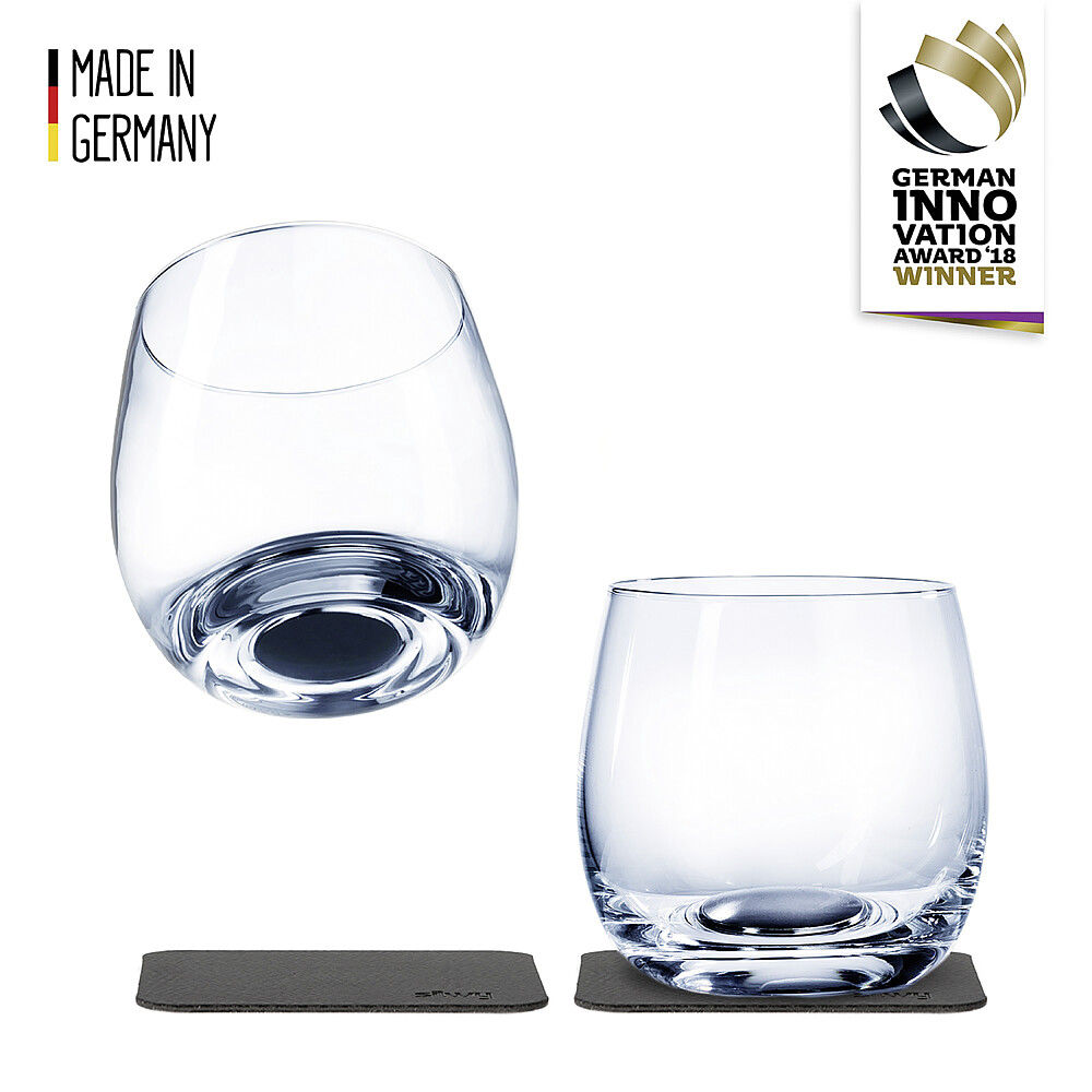 Silwy Magnet Kristallgläser Whisky 2er-Set, 250 ml