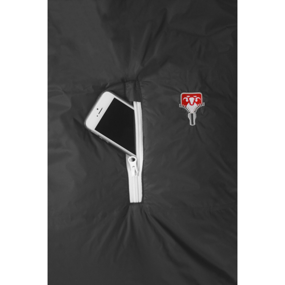 Grüezi-Bag Mumienschlafsack Synpod Fusion Zero dark asphalt Regular