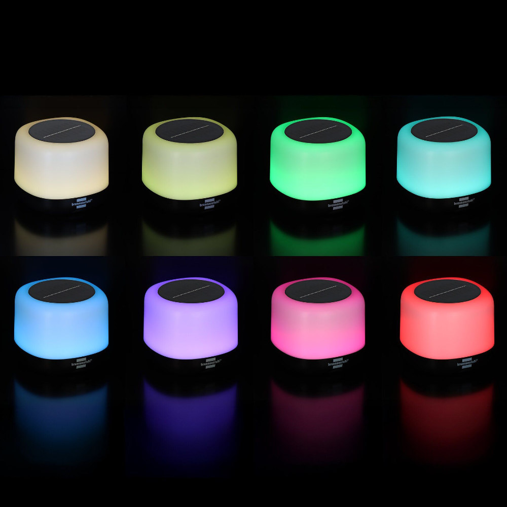 Brennenstuhl Outdoor-Solarlampe RGB, 340 lm