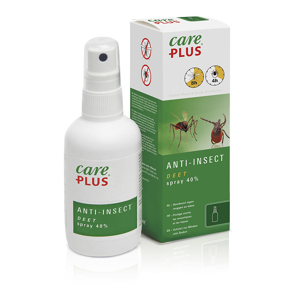 Care Plus Insektenschutz Anti-Insekt Deet Spray 40, 100 ml