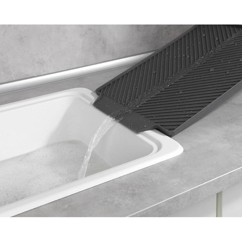 Wenko Abtropfmatte Linea, grau