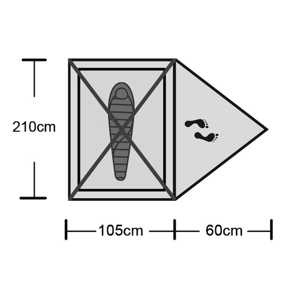 Origin Outdoors Zelt Snugly 1 Person