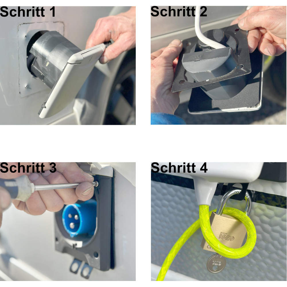 CampLOCKs Kabelsicherung quadratisch groß