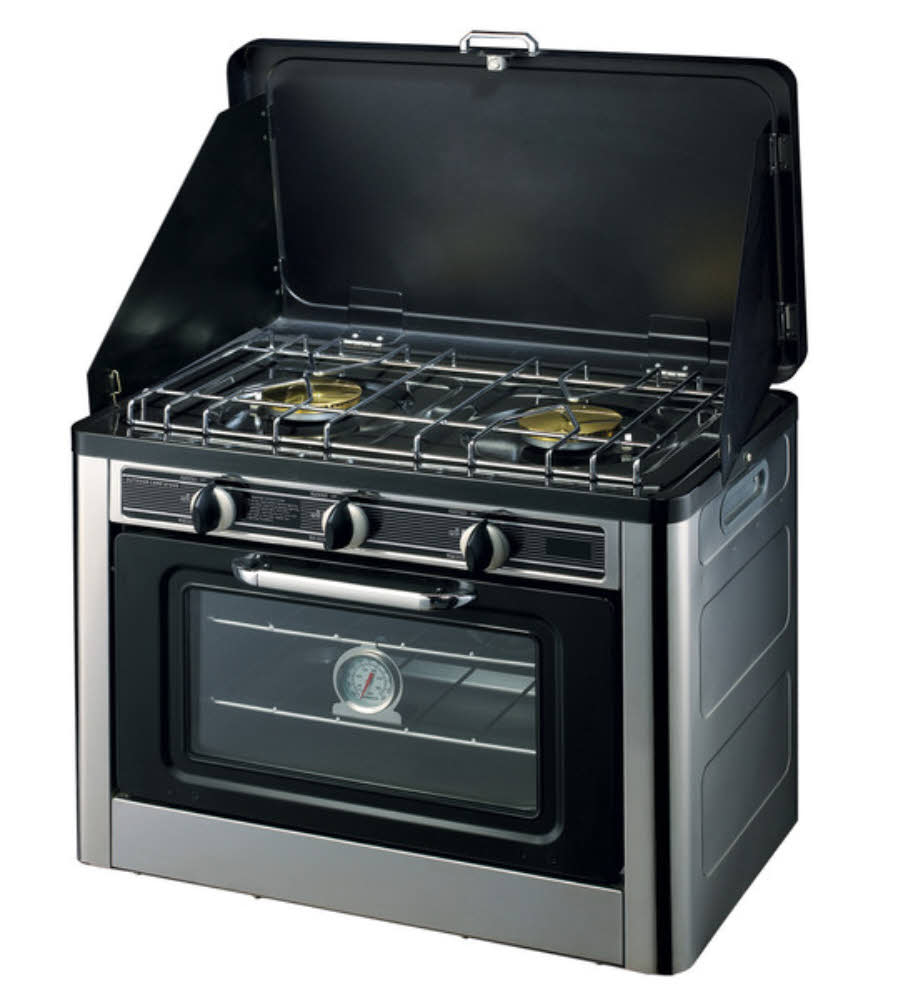 Camp4 Portable Gaskocher-Ofen-Kombination - 50 mbar