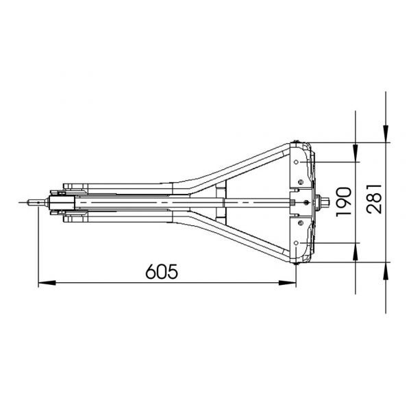 AL-KO Steckstütze Premium 1200 L
