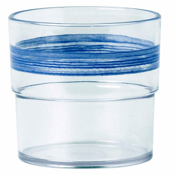 Waca Trinkglas SAN, 4er Set bunt, 230 ml