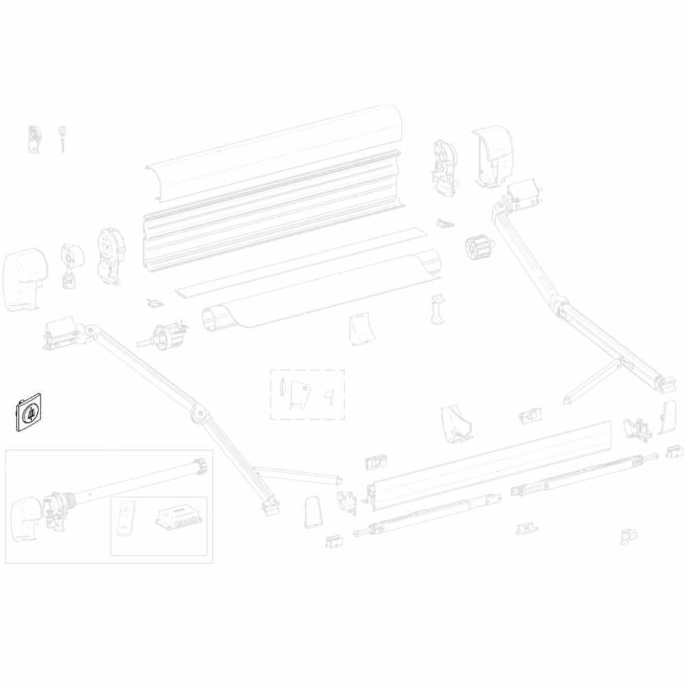 Thule Wippschalter 230 Volt für Omnistor 8000/9200 (Nr. 1500603578)