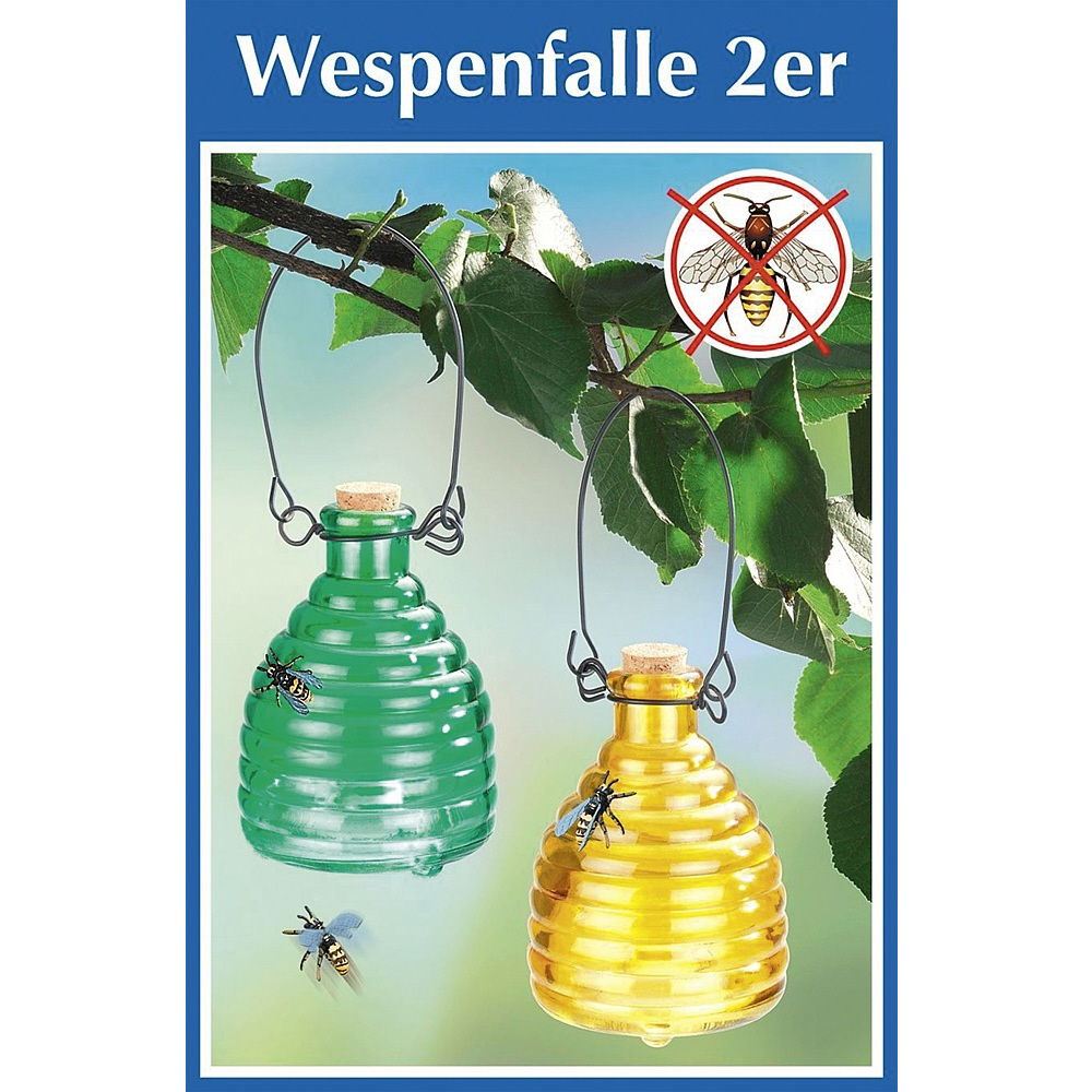 Wenko Wespenfallen aus Glas 2er Set
