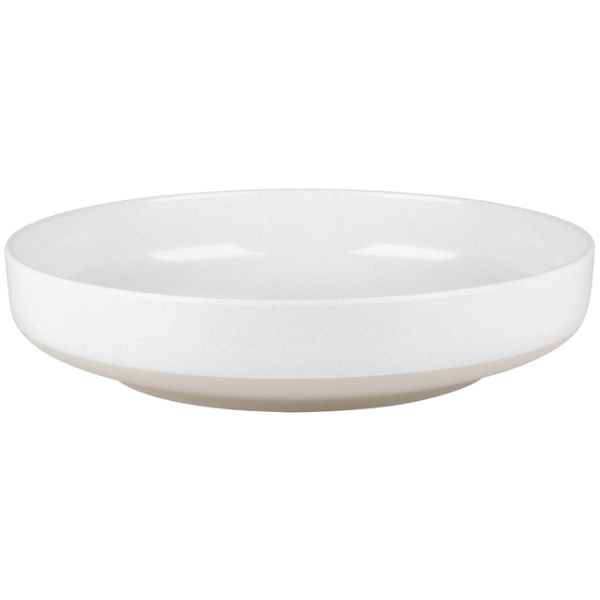 Brunner Suppenteller Odette 23 cm, weiß/grau