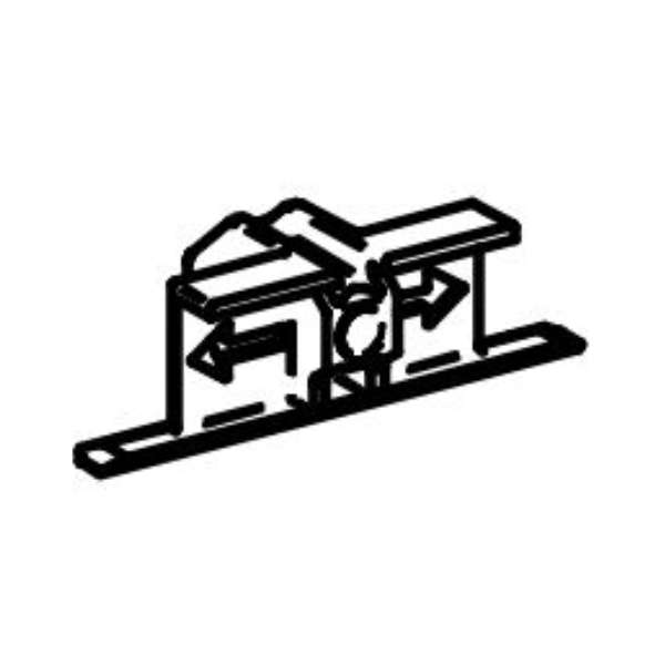 Thule Stützfuß-Arretierung Frontblende Omnistor 4900/4200 (Nr. 1500602233)