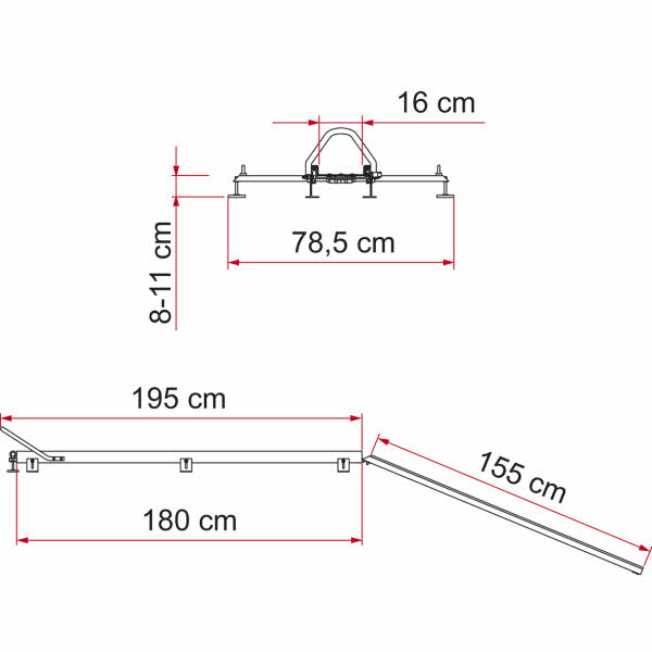 Fiamma Carry Moto Pro Gleitsystem