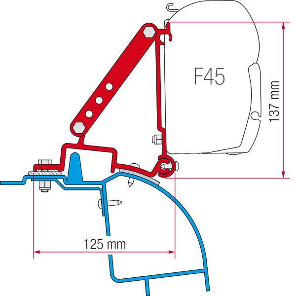 Fiamma Kit F45 - Renault Master H2