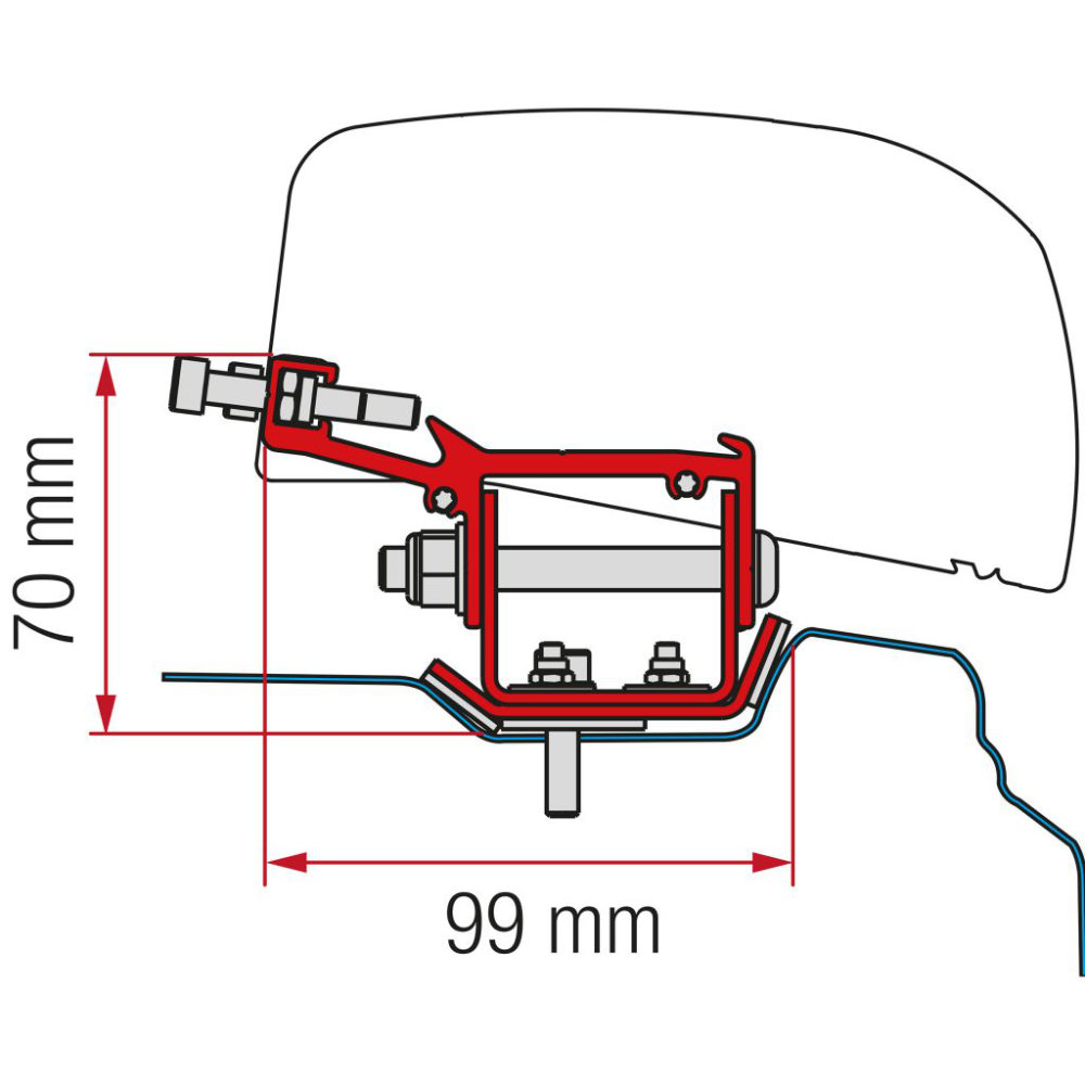 Fiamma Kit F40 für Renault Trafic L2 ab 2014