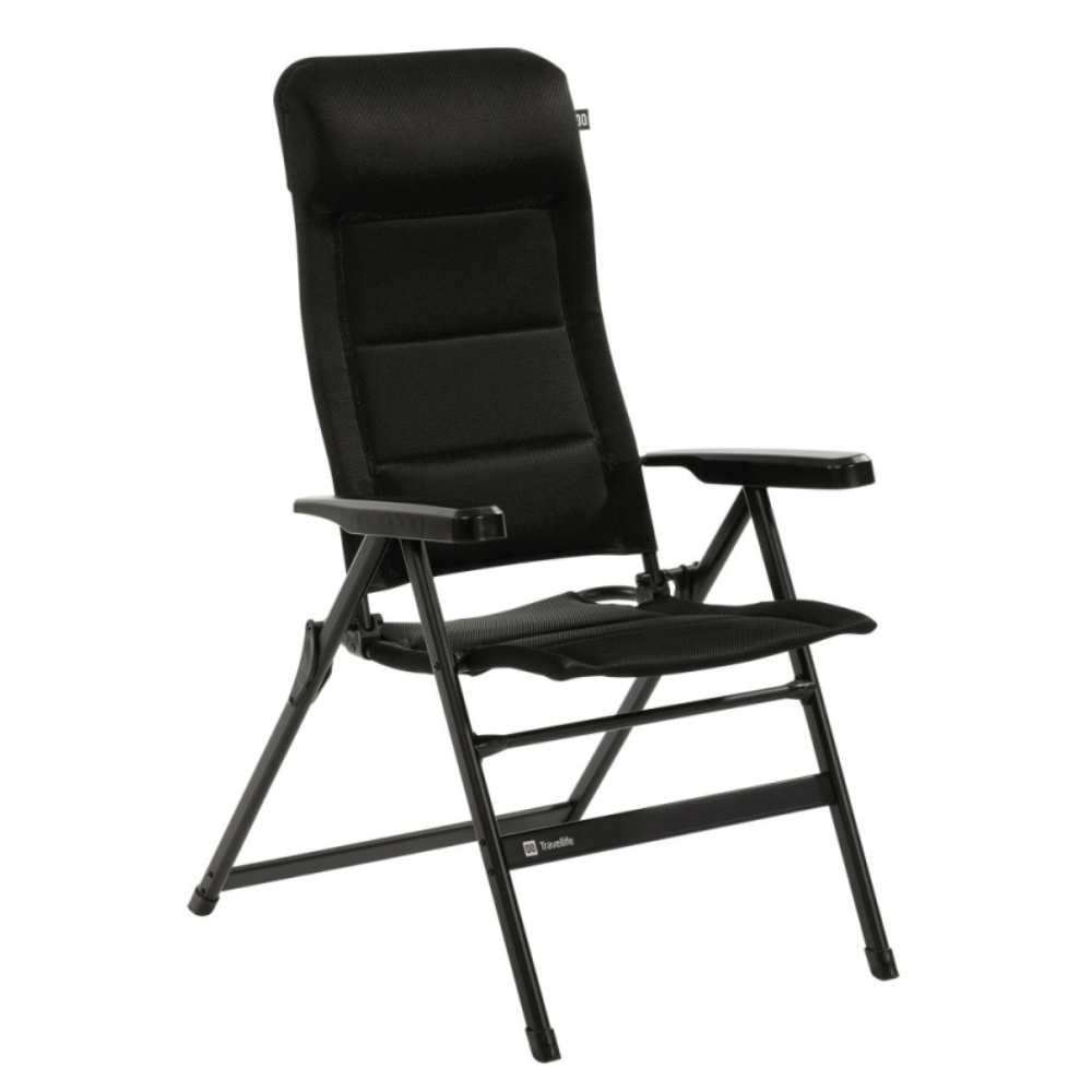 Travellife Klappsessel Barletta Comfort L, black