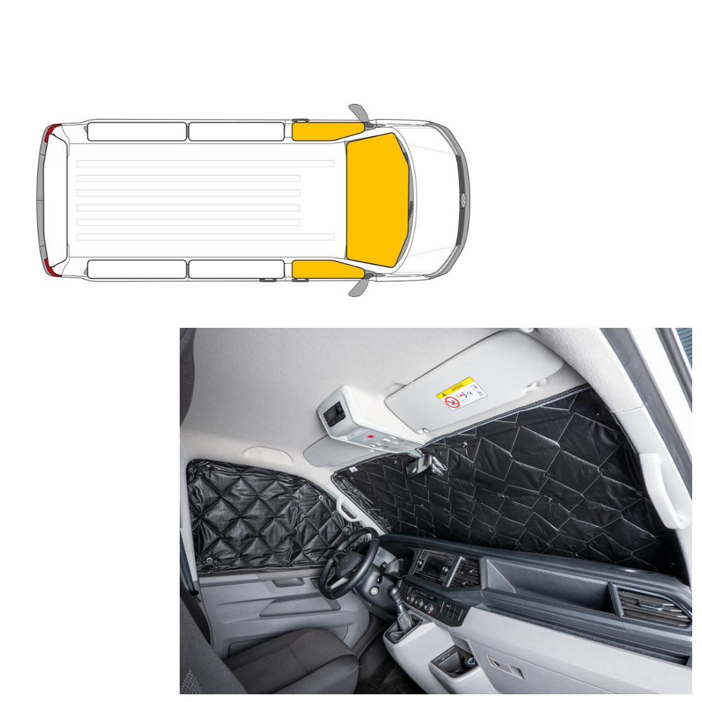 Carbest Premium Thermomatten Blackline Fahrerhaus 3-tlg