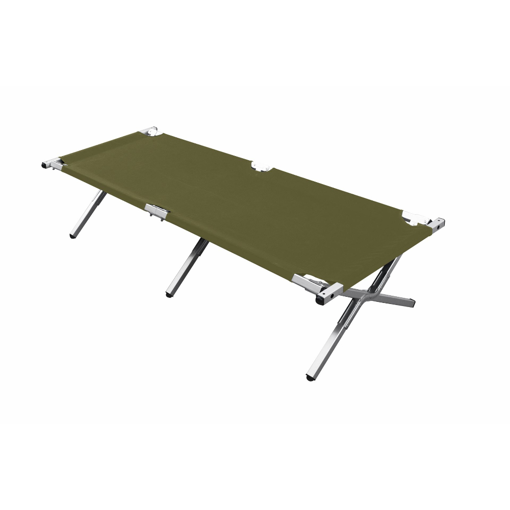BasicNature Travelchair Feldbett oliv 210 cm