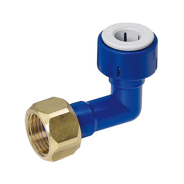 Reich UniQuick Winkelverbinder mit Verschraubung 1/2 Zoll, 12 mm