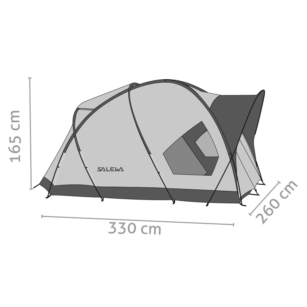 Salewa Zelt Alpine Hut 4 Personen