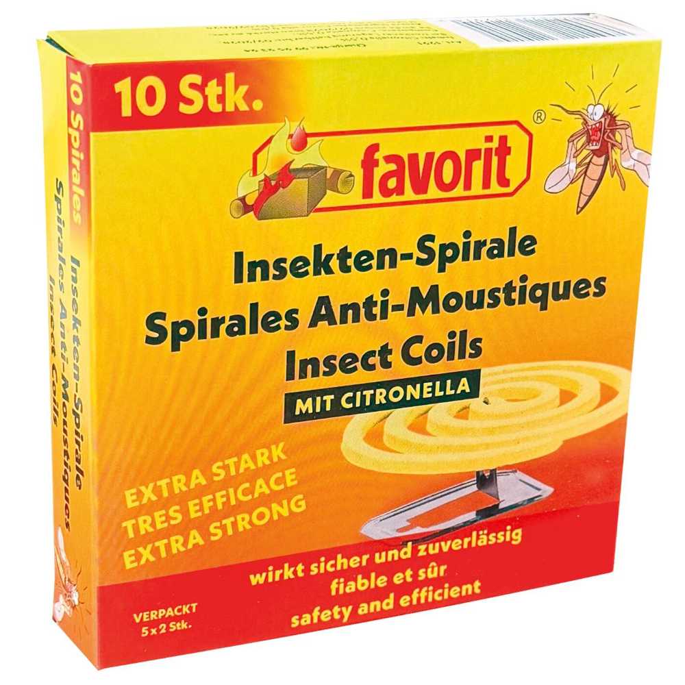 Favorit Moskitospirale Extrastark 10er Pack