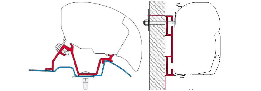 Fiamma Markisen Adapter