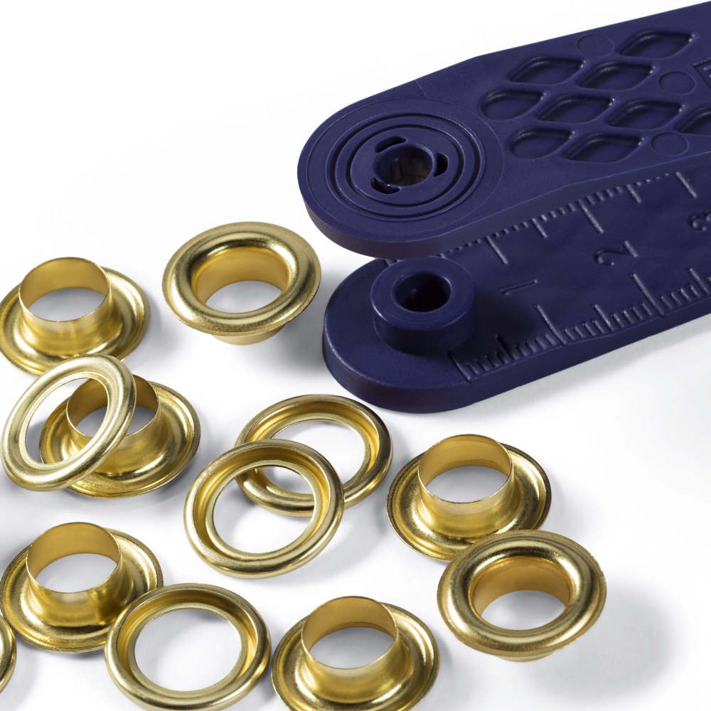 Prym Ösen mit Scheiben 14 mm, 10 Stück