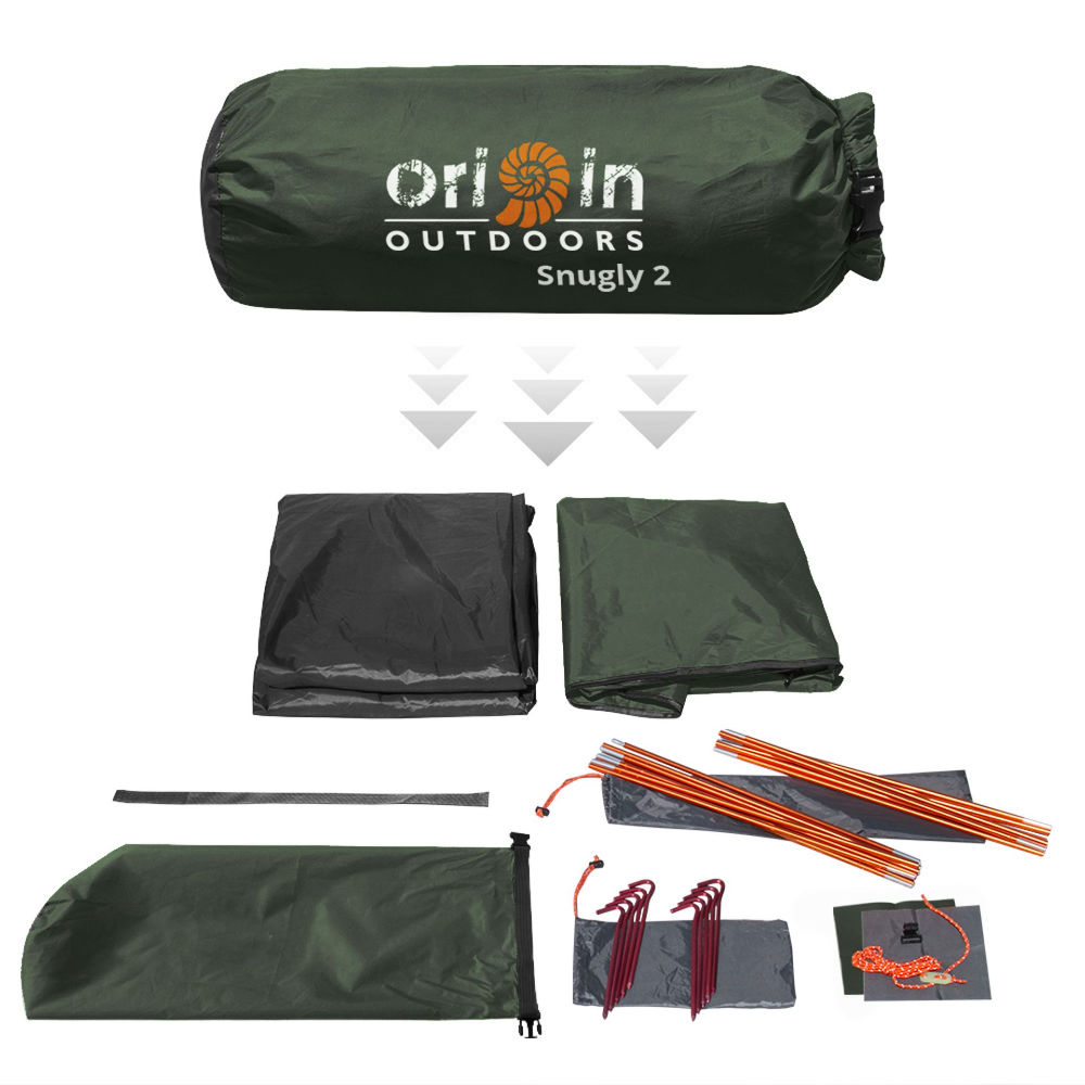 Origin Outdoors Zelt Snugly 2 Personen