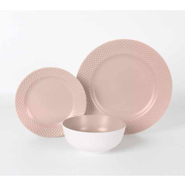Flamefield Geschirrset Blush 12-tlg., pink
