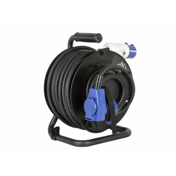 Carbest CEE-Kabeltrommel H07RN-F 3G2,5qmm - 25 m Winkelkupplung