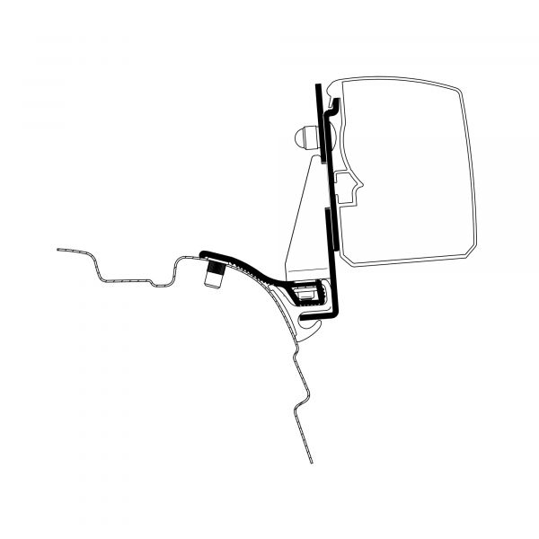 Thule Adapter für VW T5/T6 Reimo Multi Rail Omnistor 3200