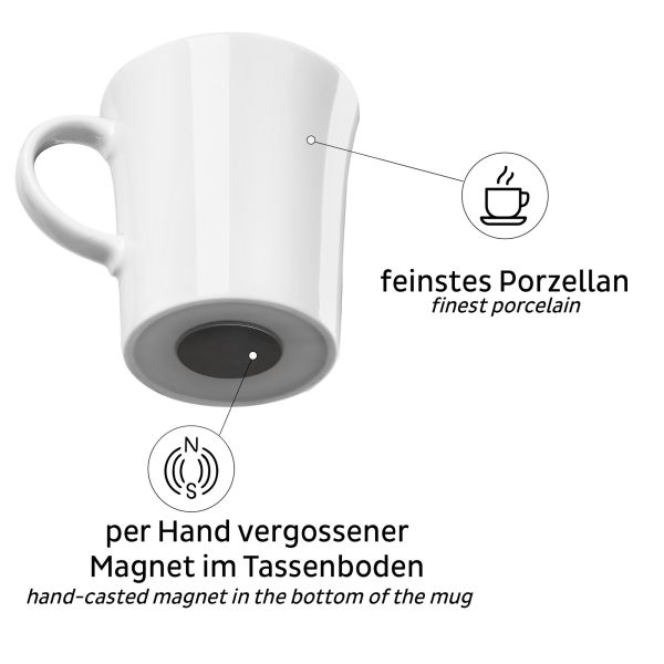 Silwy Magnet-Porzellantasse 270 ml, 2er-Set