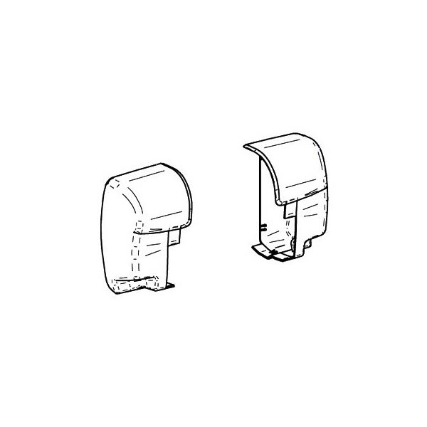 Endkappe rechts, eloxiert Omnistor 8000 (Nr. 1500601252)
