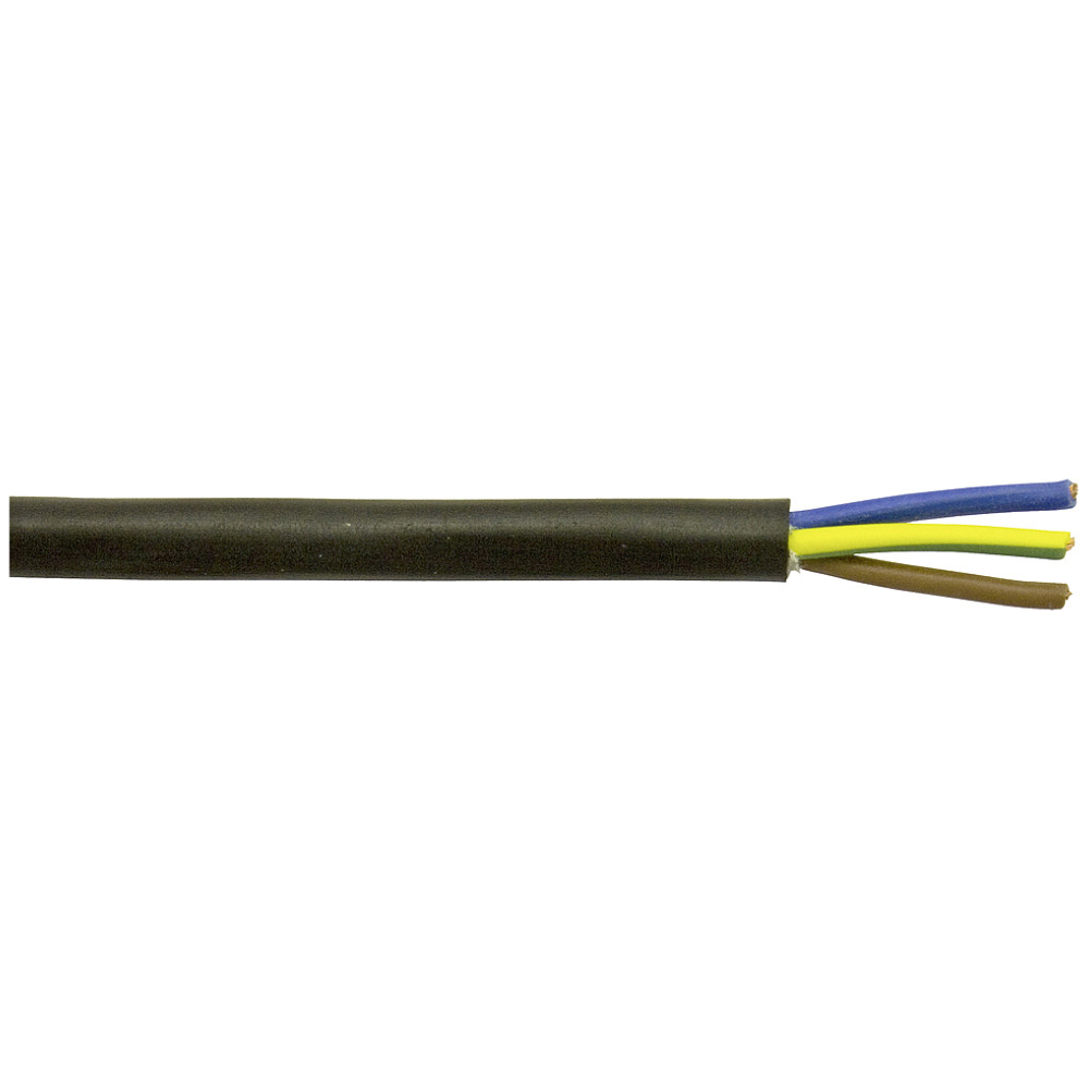 Weingärtner PVC Schlauchleitung / Stromkabel H05VV-F 3x1,5 qmm, Länge 10m