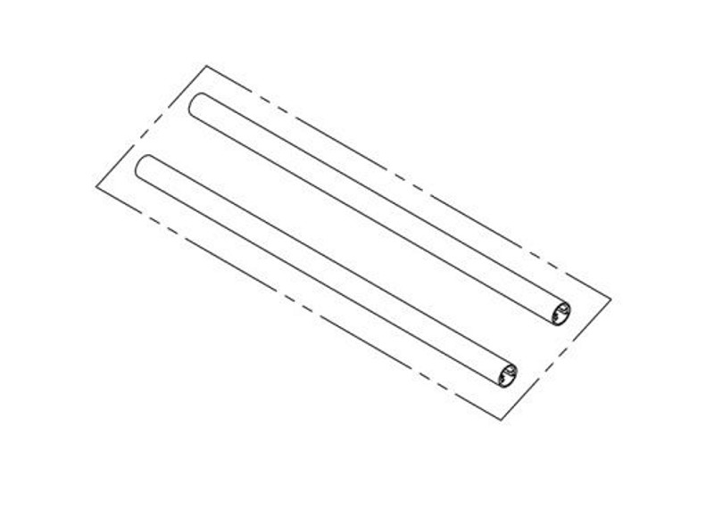 Thule Rahmenverbindung, Omnistep 12V double 380 Alu, 2 Stk (Nr.1500601928)