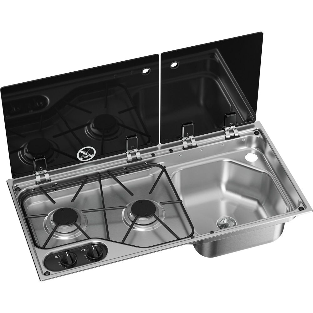 Dometic Kocher-Spülenkombination CVC1700G, Becken rechts