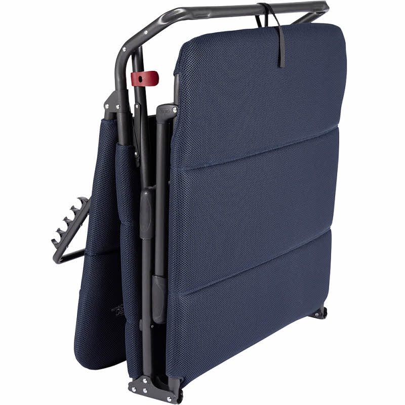 Crespo Dreibeinliege Air-Deluxe Alu, blau