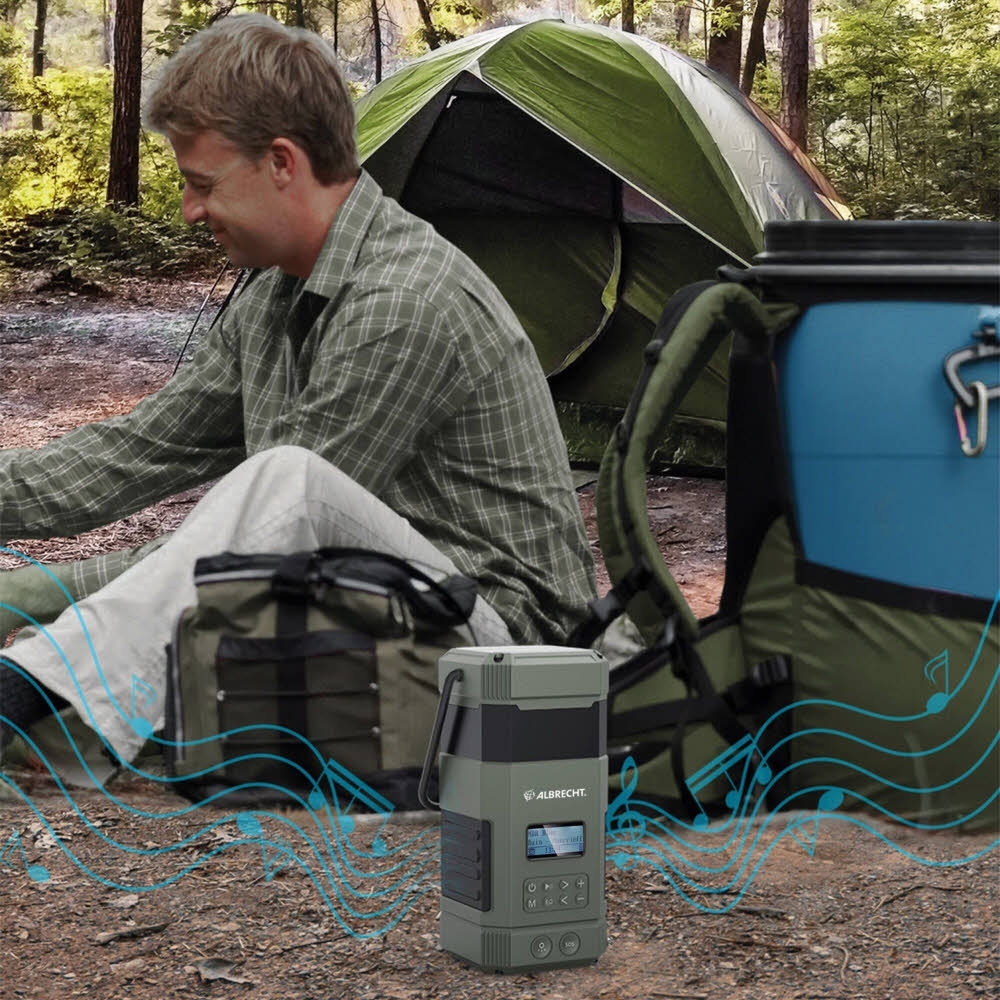 Albrecht Outdoor-/Kurbelradio DR 114